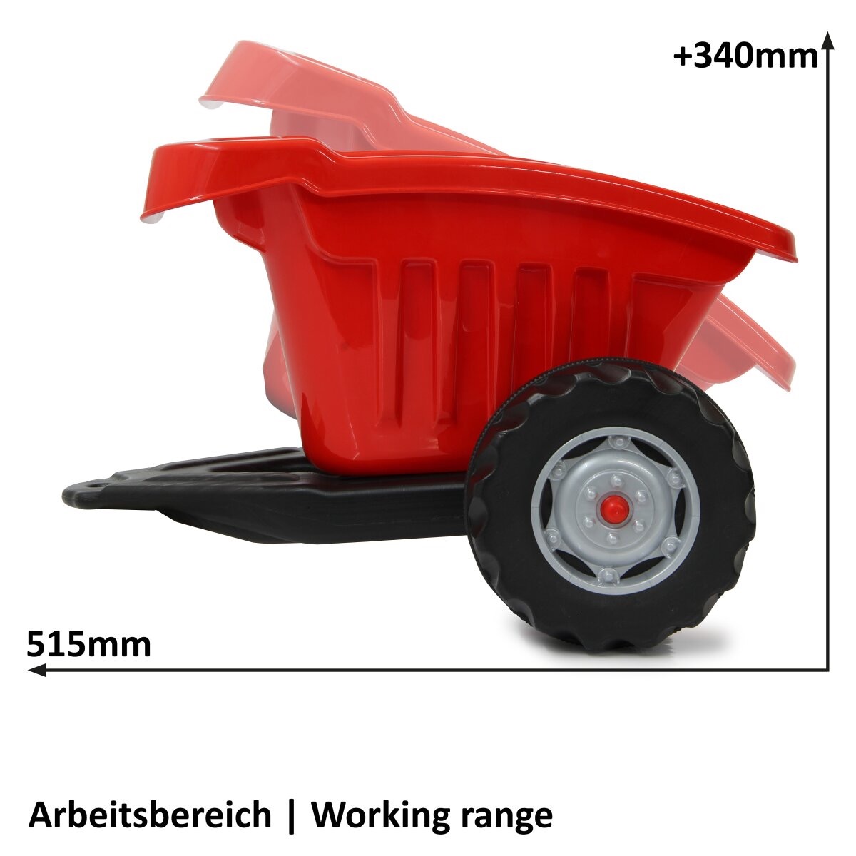Anhänger für Strong Bull Traktor Ride-on  Modell von Jamara 