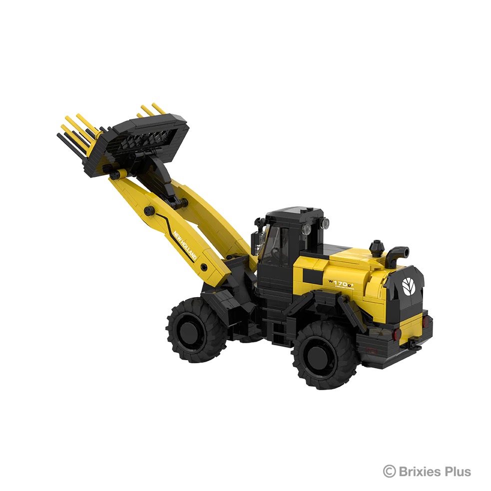 New Holland W170D+ BRIXIES Plus Klemmbausteine Modell von Brixies Plus 1:32