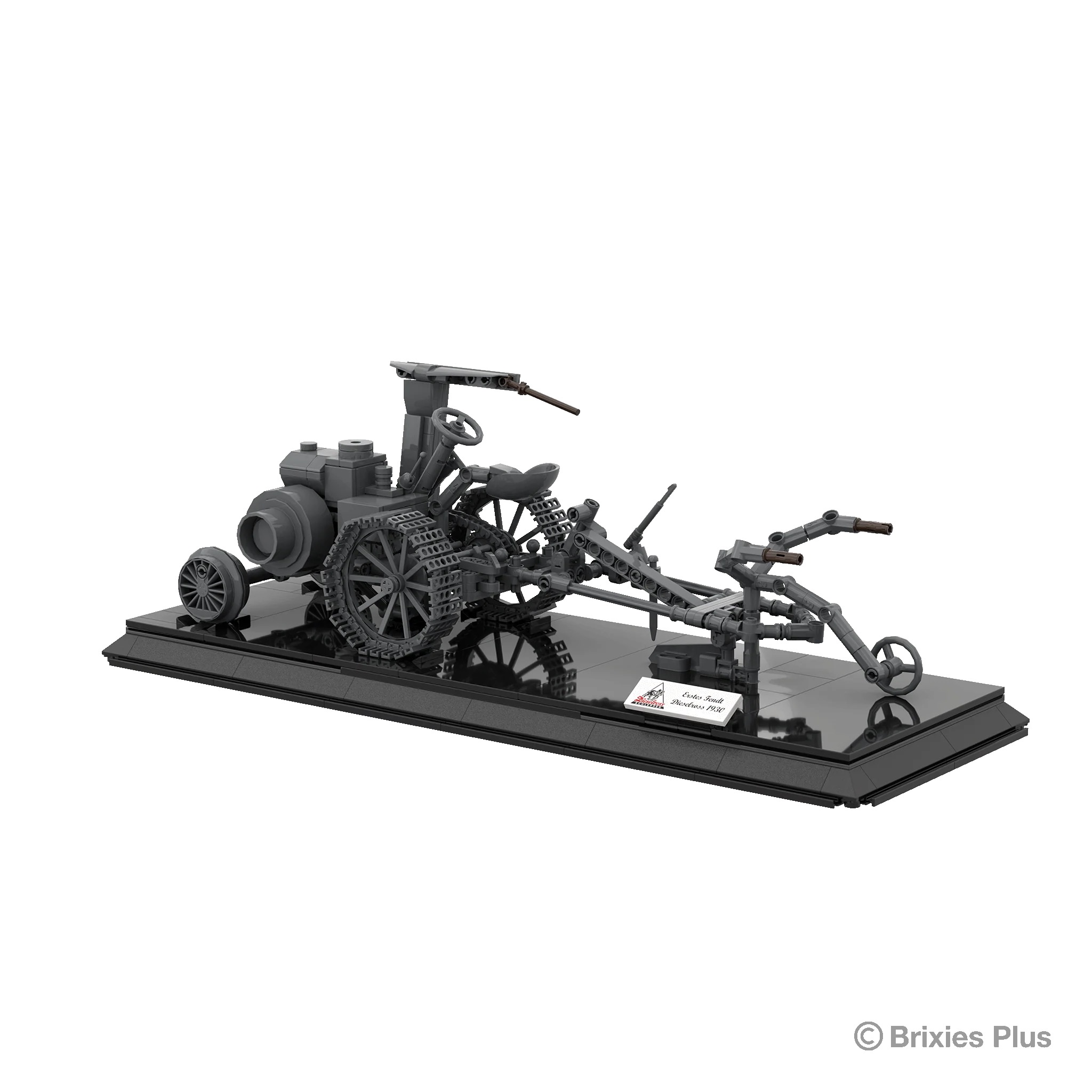 BRIXIES Plus Fendt Dieselross 1930 Limited Edition (grau) Modell von Brixies Plus 1:32