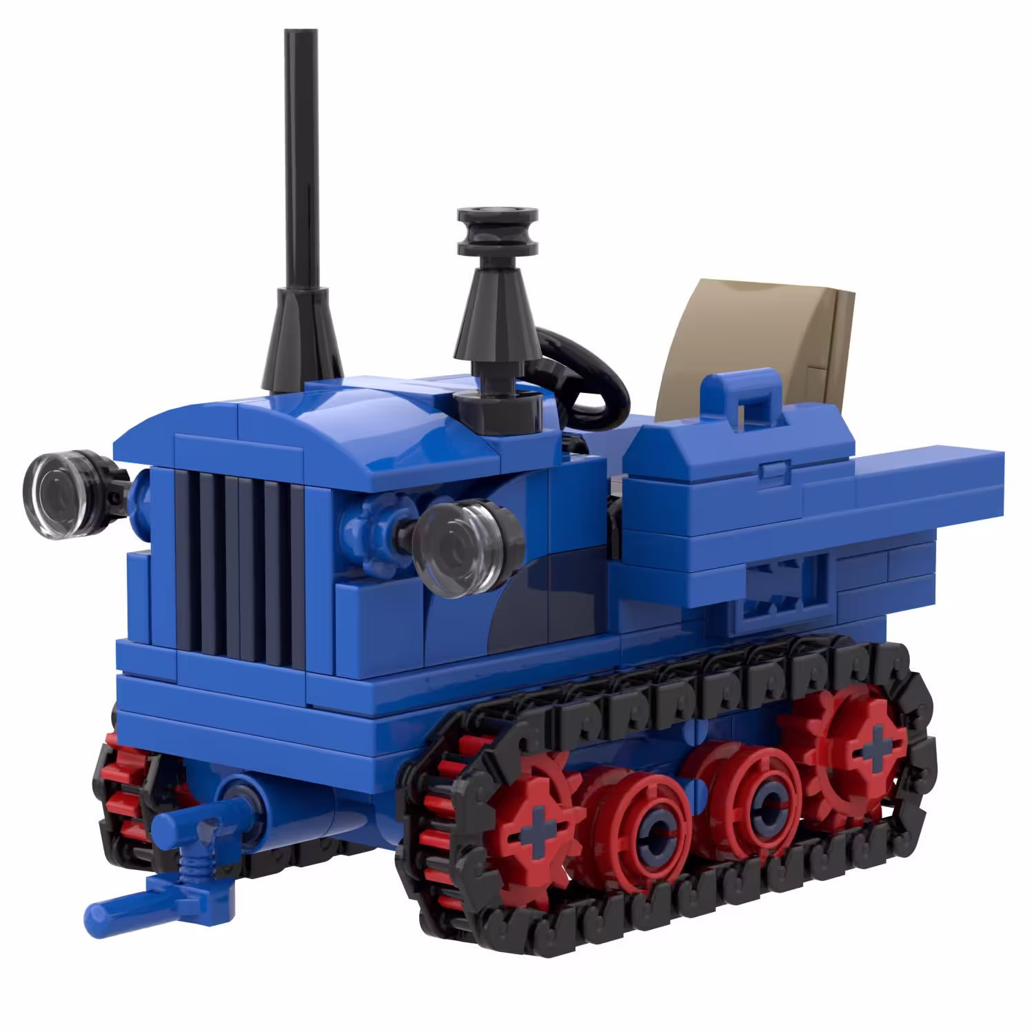 Hanomag K55 Traktor Klemmbausteine Modell 1:32 Modell von MunichBricks 1:32 eilbote-onlineshop - Agrarfox