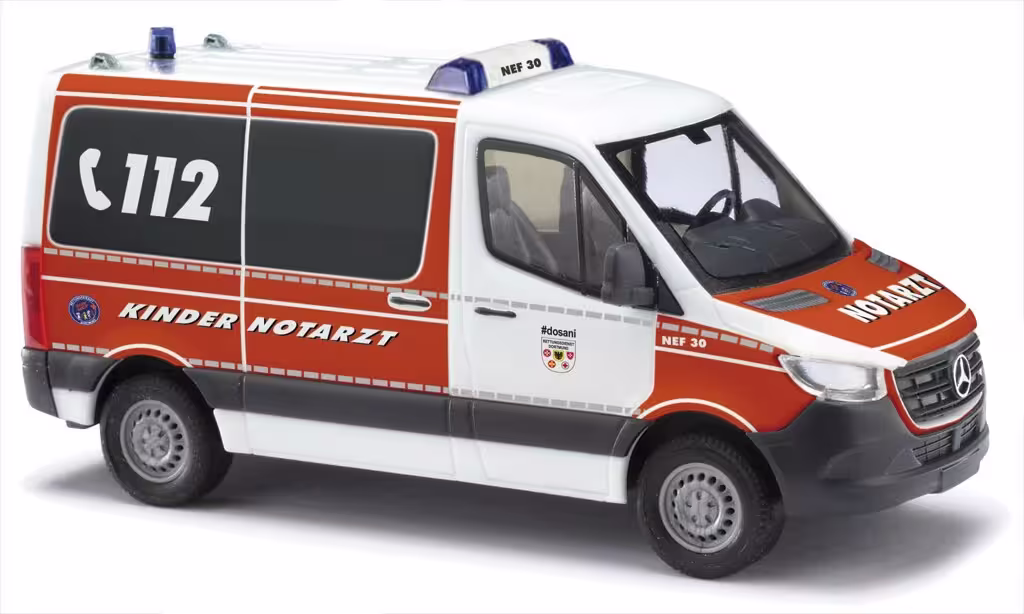Mercedes-Benz Sprinter kurz Kinder NEF Rettungsdienst Dortmund Baujahr 2018-1