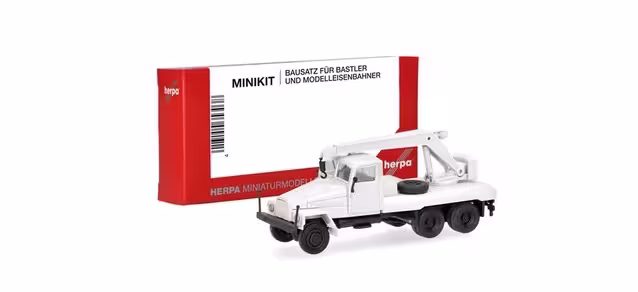 MiniKit IFA G5 Kran-LKW 3achs - weiß Modell von Herpa 1:87 eilbote-onlineshop - Agrarfox