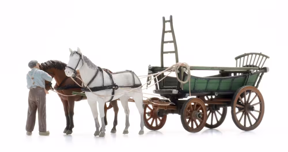 Nordeuropäischer Heuwagen + Figur Modell von Artitec 1:87 eilbote-onlineshop - Agrarfox