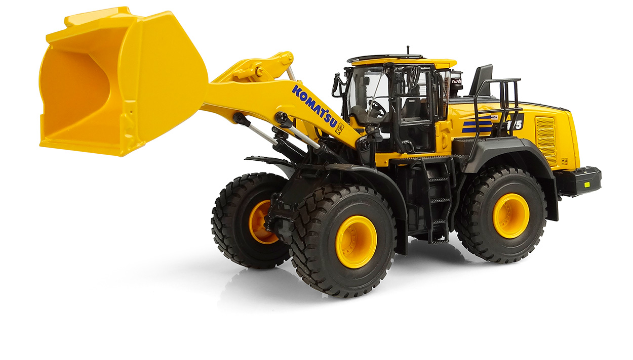 Komatsu WA475-10 Radlader Modell von Universal Hobbies 1:50