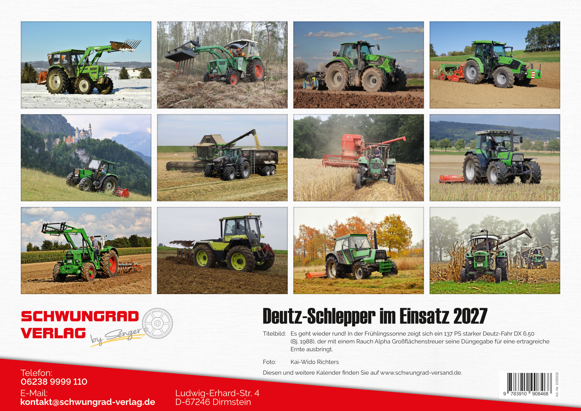 Deutz Monatskalender 2027