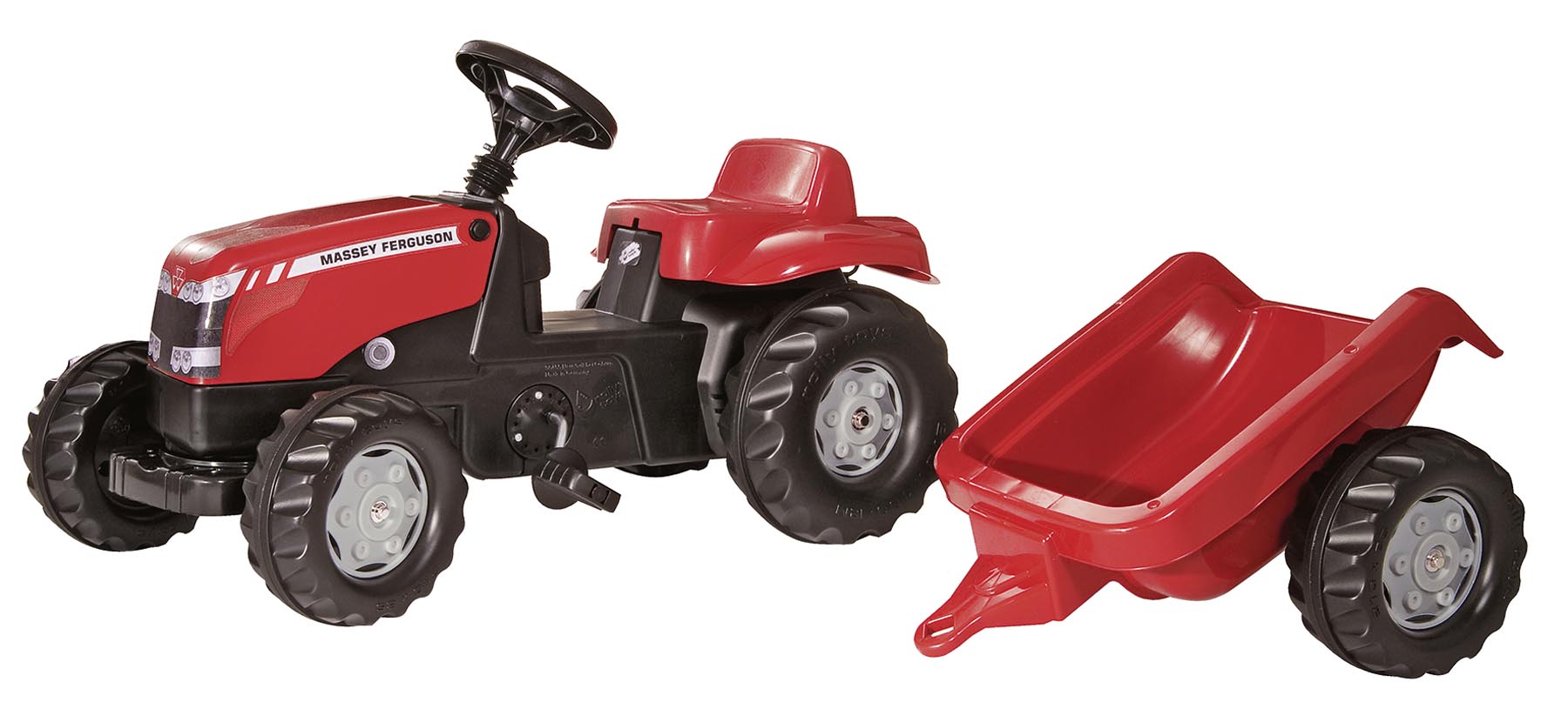 RollyKid Massey Ferguson Trettraktor mit Anhänger