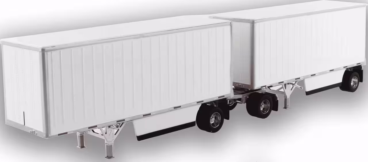 Wabash National 28Ft-Anhänger (2x) inkl. Dolly-1