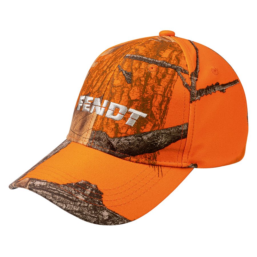 Fendt Cap orangecamouflage in Signalfarben-1