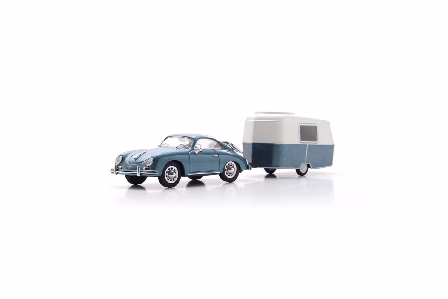 Porsche 365 Coupe mit Eriba Campingtrailer Modell von Schuco 1:43 eilbote-onlineshop - Agrarfox