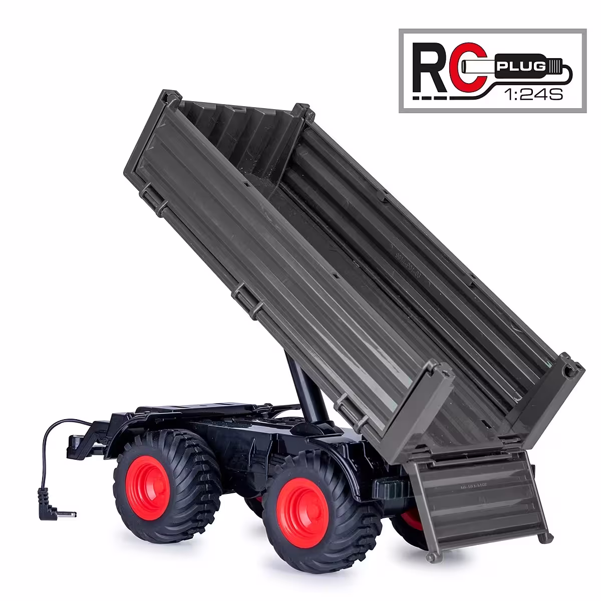 KA76149-1 Artikelname: Kipper anthrazit für RC-Traktor MB-trac 1000 1:24S Originalhersteller:  von Jamara im Maßstab: 1:24 Hersteller-Nr: 423265