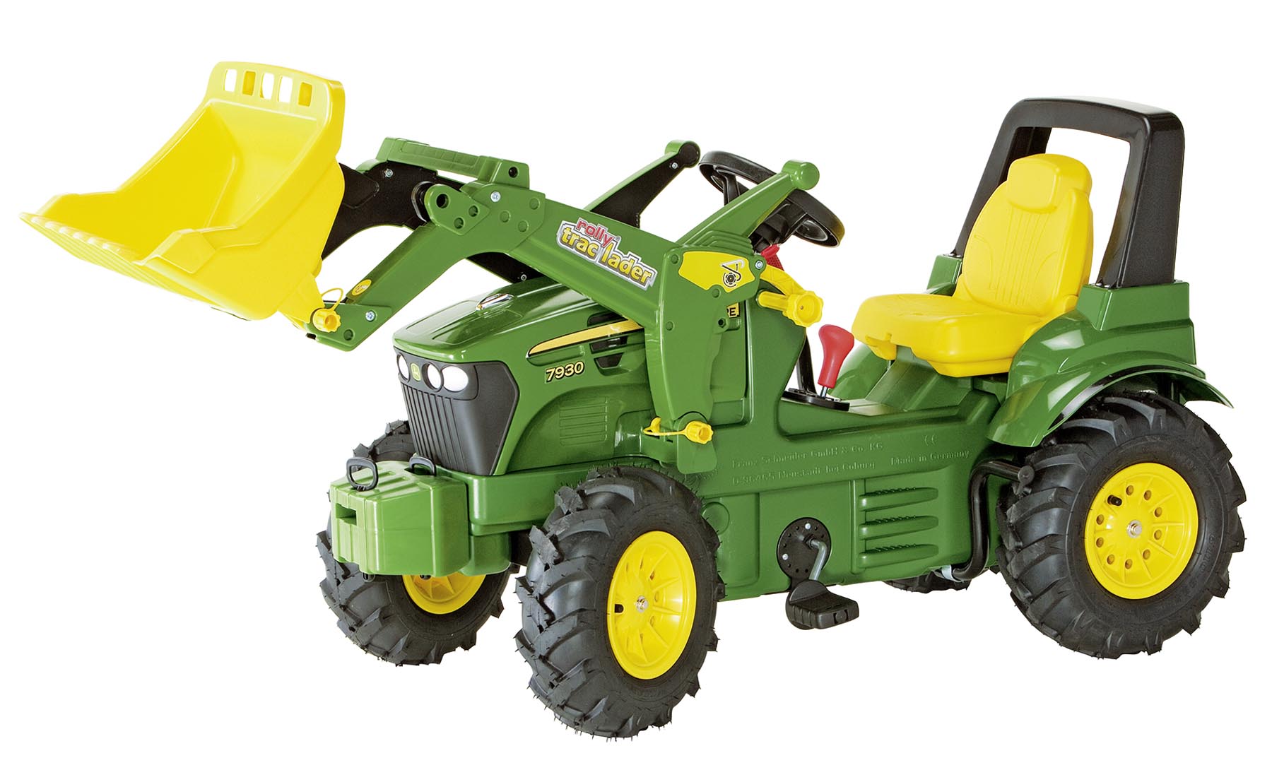 John Deere 7930 Trettraktor mit Frontlader und Zweigangschaltung Bremse und Luftbereifung