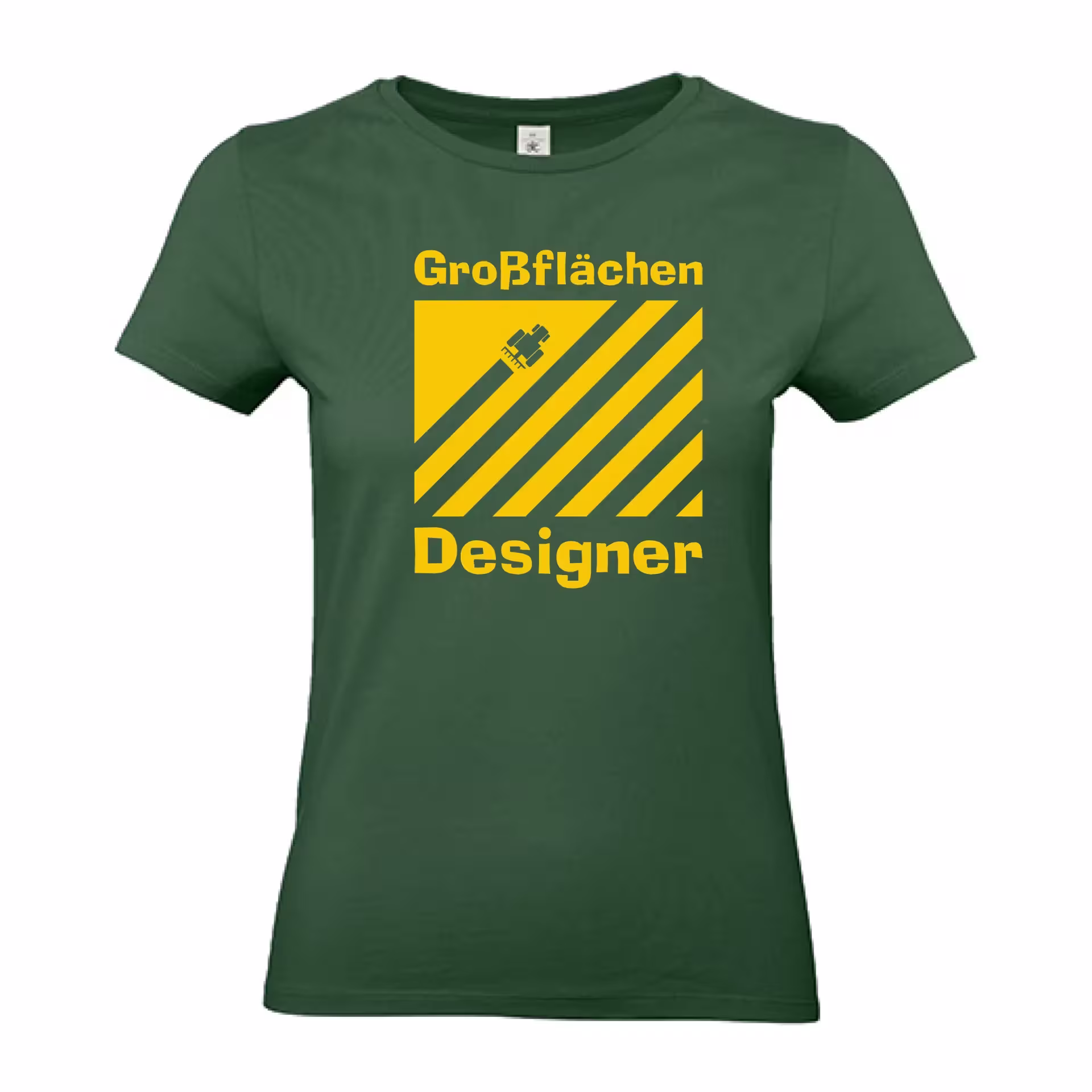 T-Shirt Lady „Großflächen Designer“ (grün) eilbote-onlineshop - Agrarfox