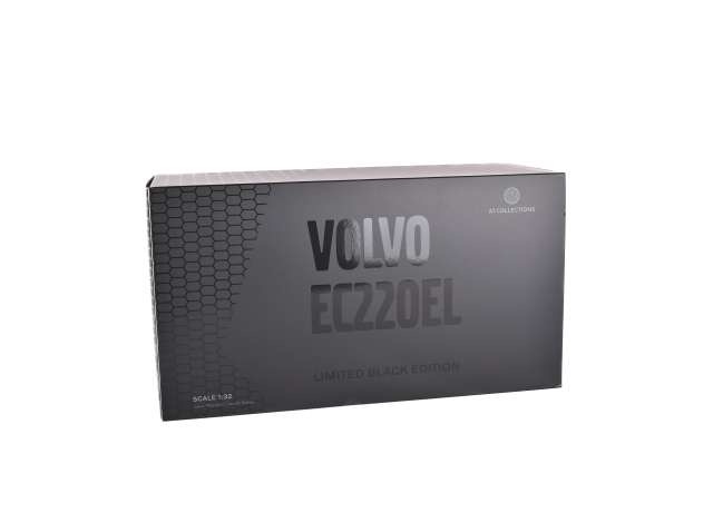 Volvo EC220E Raupenbagger Limited Black Edition   Modell von At Collections 1:32
