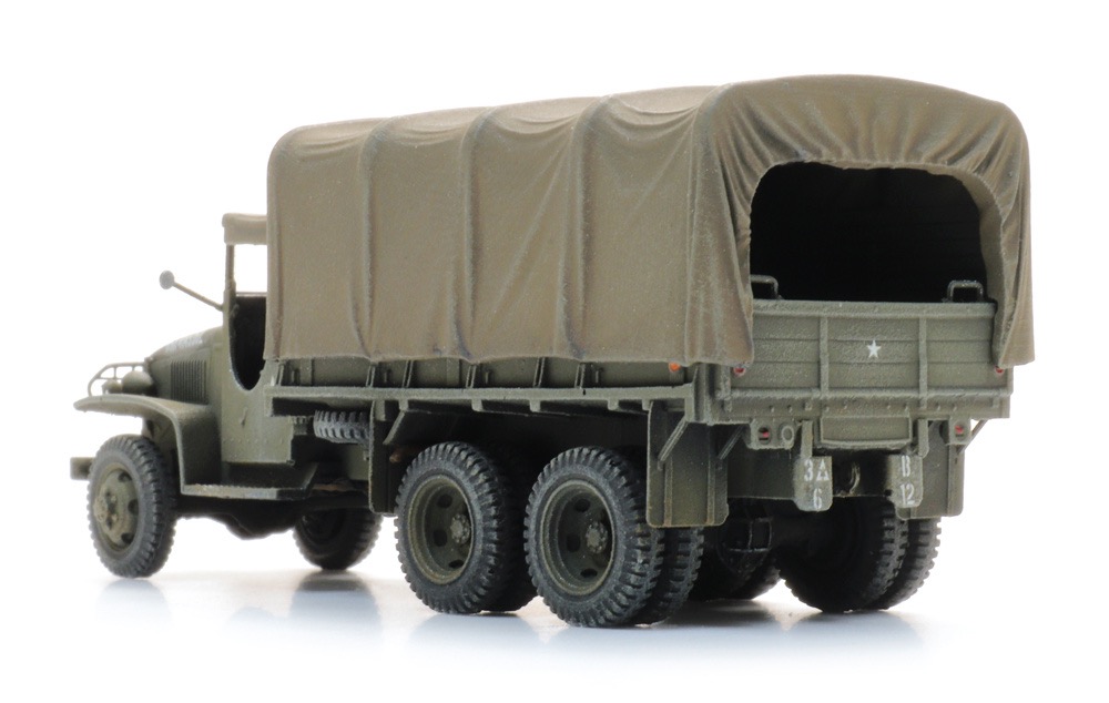 US GMC CCKW-353 US Army Cargo mit Dach Modell von Artitec 1:87