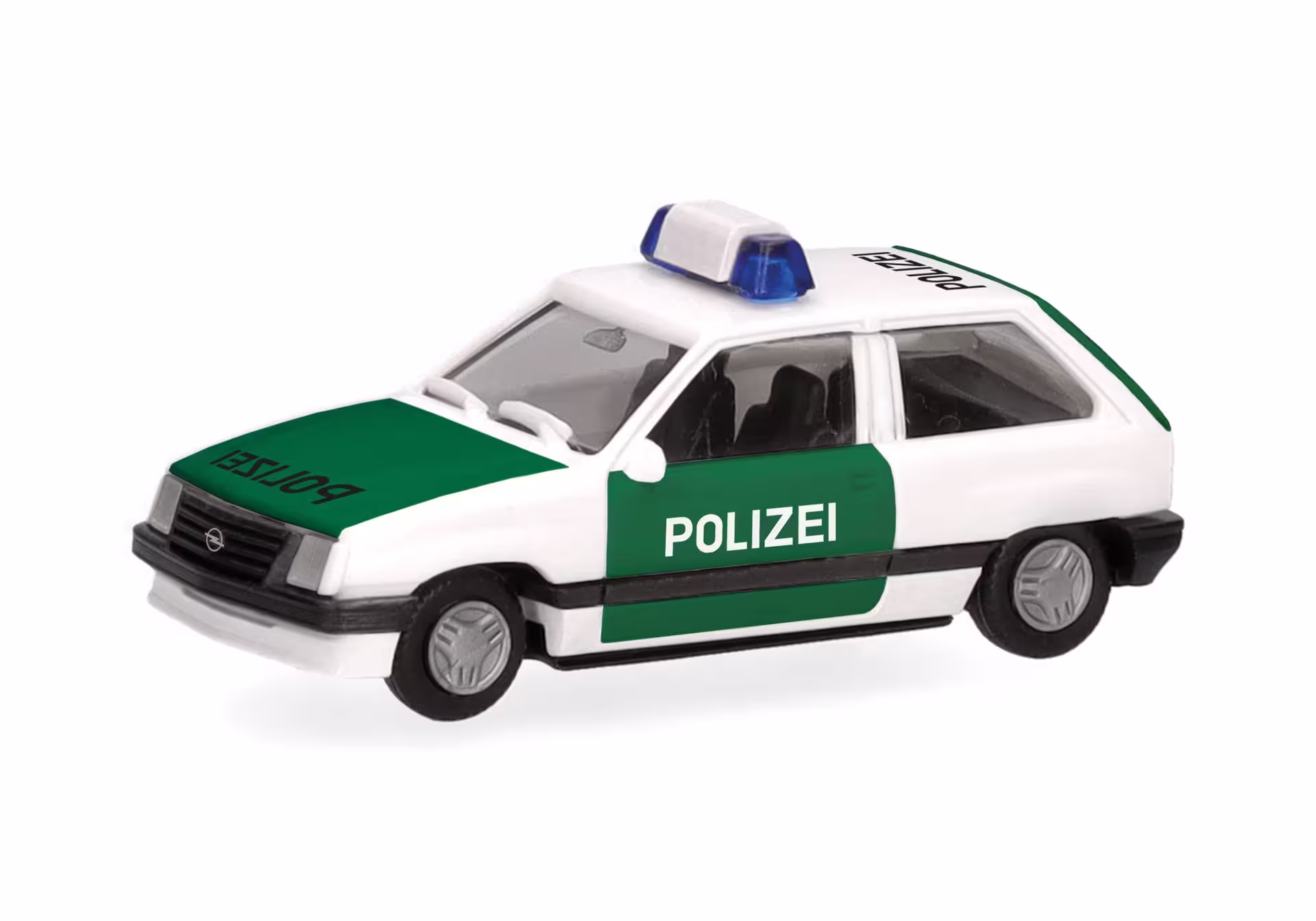 Opel Corsa A Polizei 2türig  Modell von herpa 1:87 eilbote-onlineshop - Agrarfox