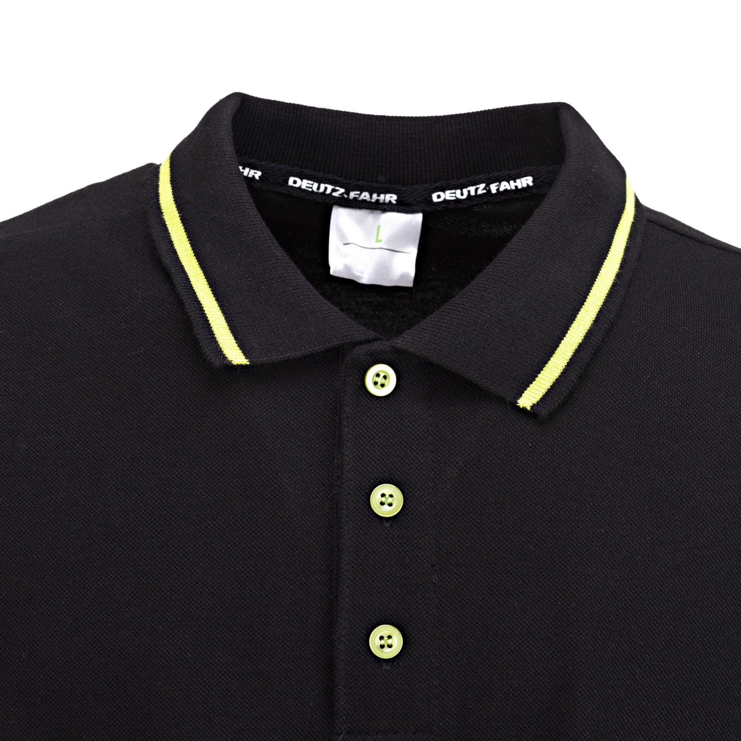 Deutz-Fahr Poloshirt Herren schwarz