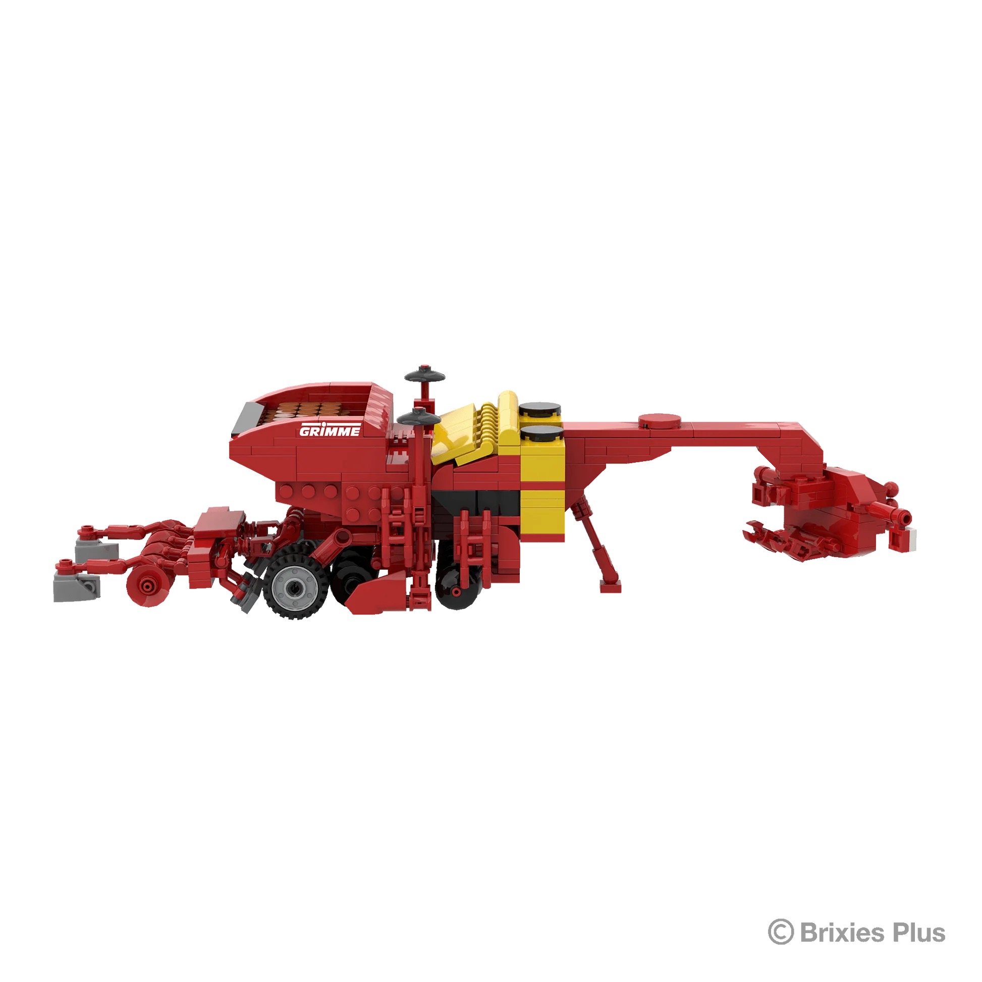 BRIXIES Plus Grimme Legemaschine Prios 440 Modell von Brixies Plus 1:32