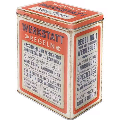 Vorratsdose Werkstattregeln L eilbote-onlineshop - Agrarfox