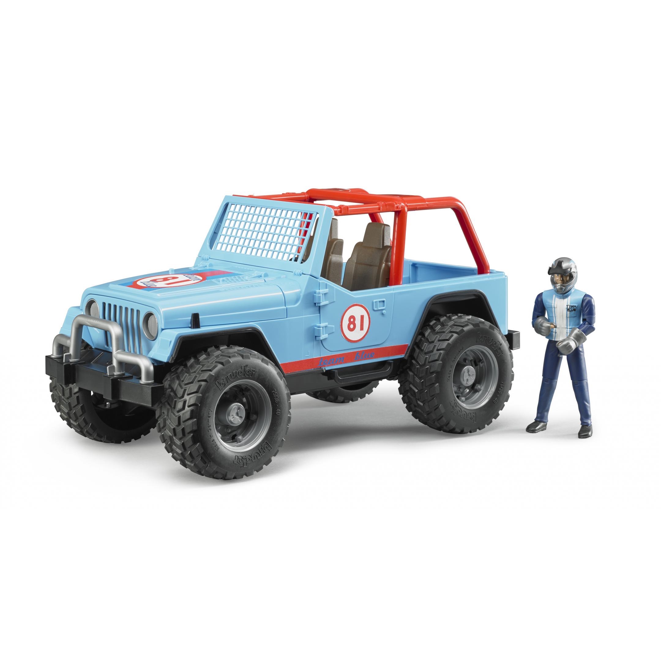 Jeep Cross Country Racer blau mit Rennfahrer