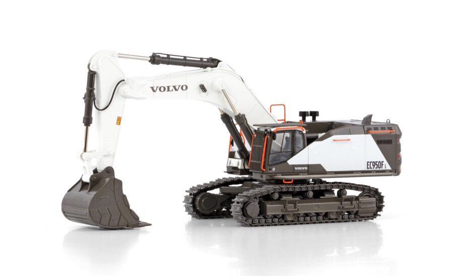 Volvo EC950F Weiß Modell von WSI Models 1:50
