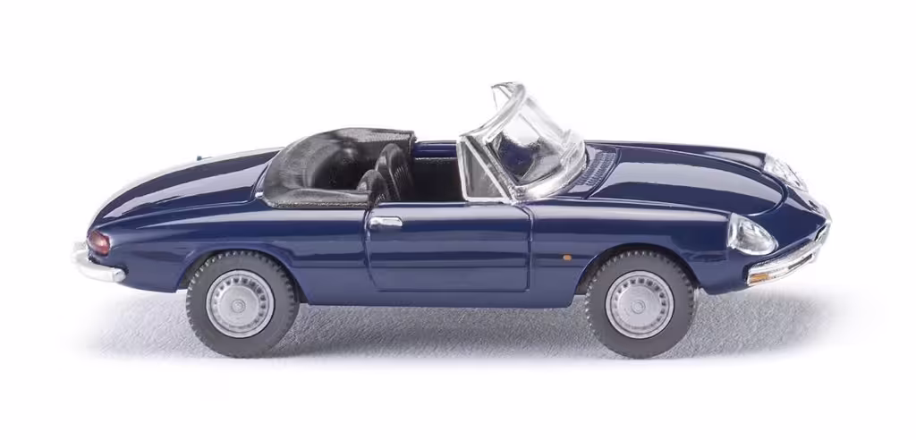 Alfa Spider dunkelblau Modell von WIKING 1:87 eilbote-onlineshop - Agrarfox