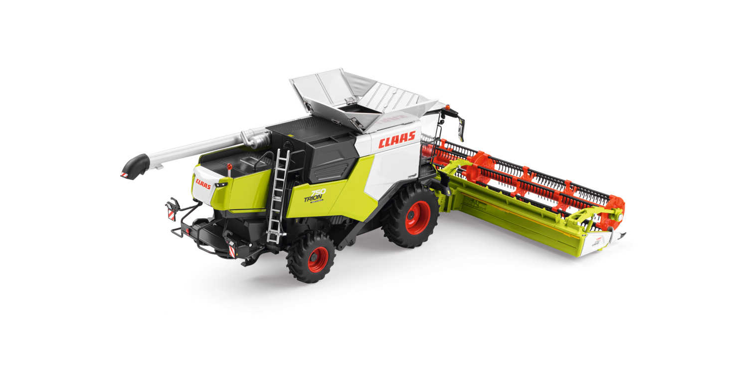 Claas Trion 750 Montana + Convio 1080 Flex Lim. Edt. Modell von Wiking 1:32