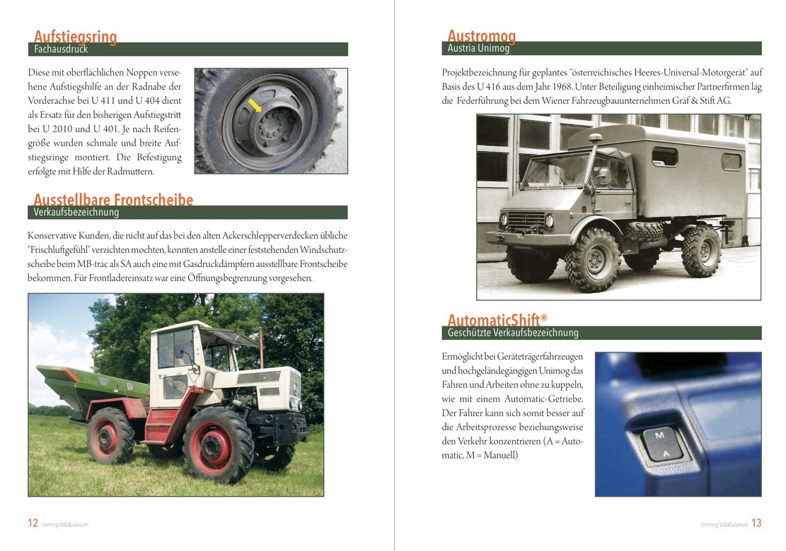 Illustriertes Unimog Vokabularium