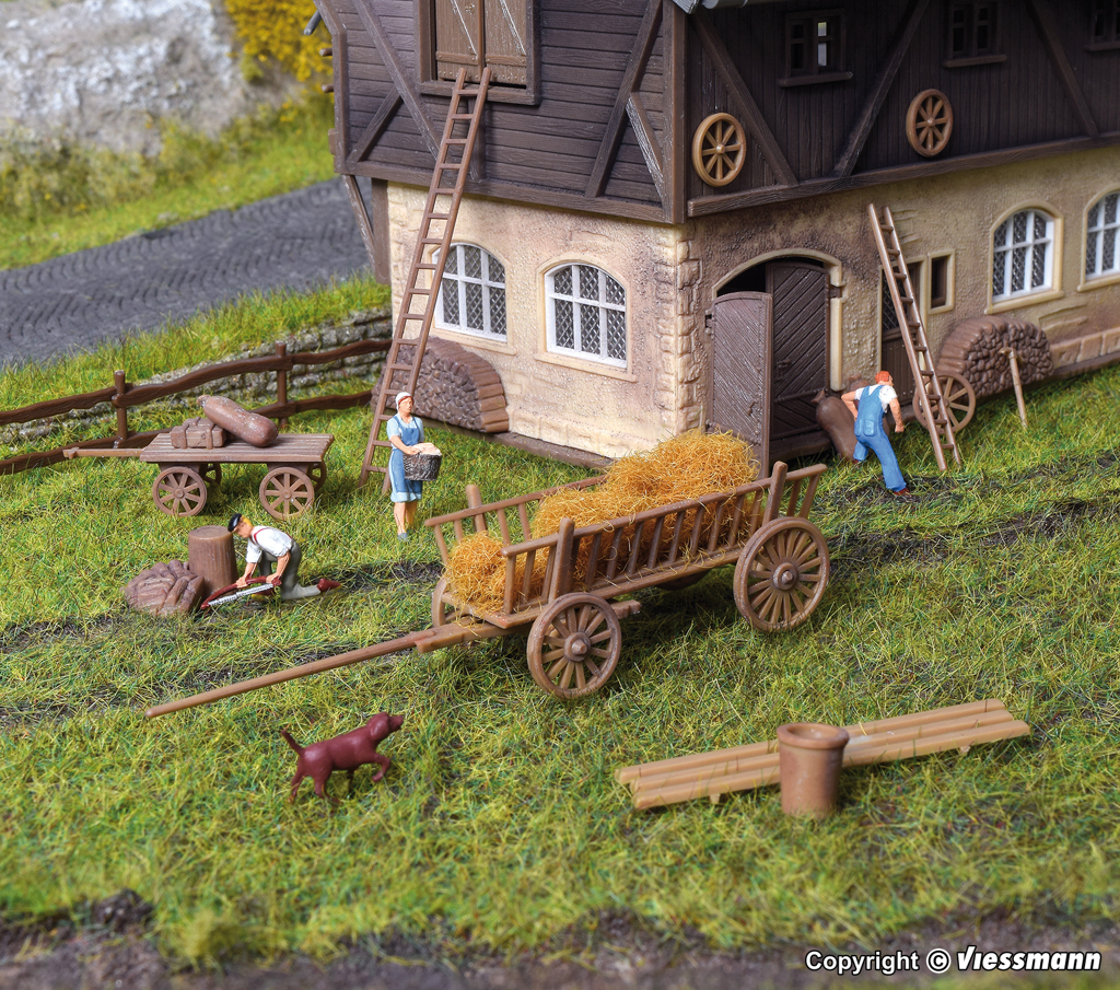 Deko-Set Bauernhof Modell von Vollmer 1:87