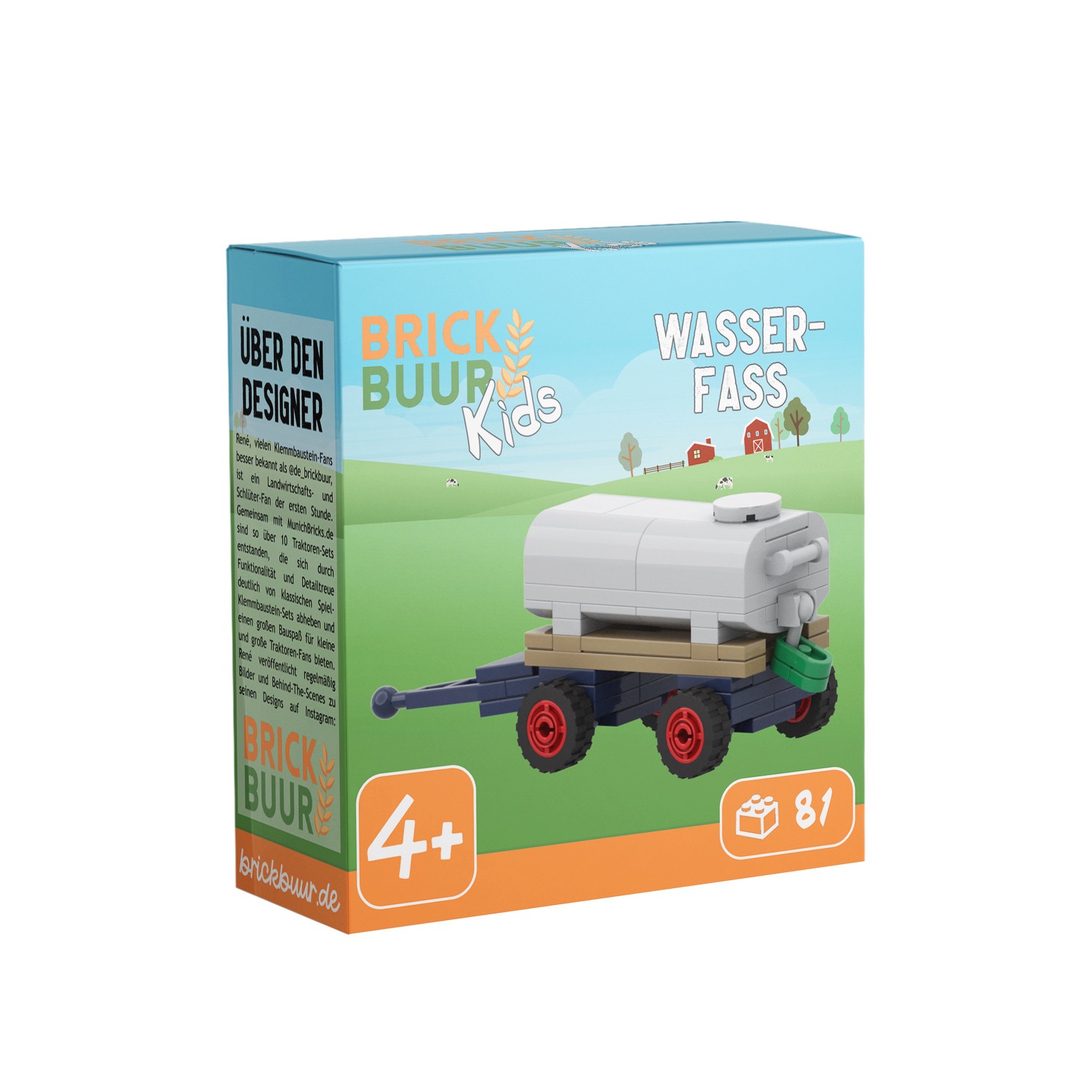 Wasserfass Modell von brickbuur 1:32