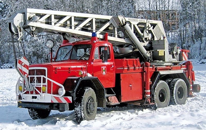 Magirus Kranwagen vom KW 12 bis zum KW 20