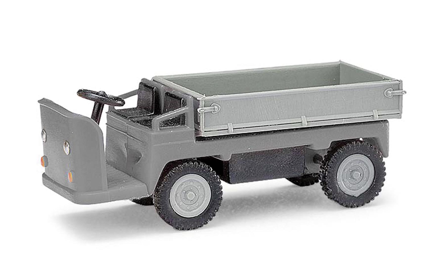 Balkancar E-Karre Dreiseitenkipper - grau Modell von Mehlhose 1:87