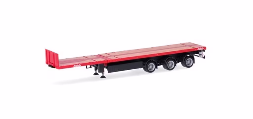 Nooteboom Teletrailer 3achs - rot Modell von Herpa 1:87 eilbote-onlineshop - Agrarfox