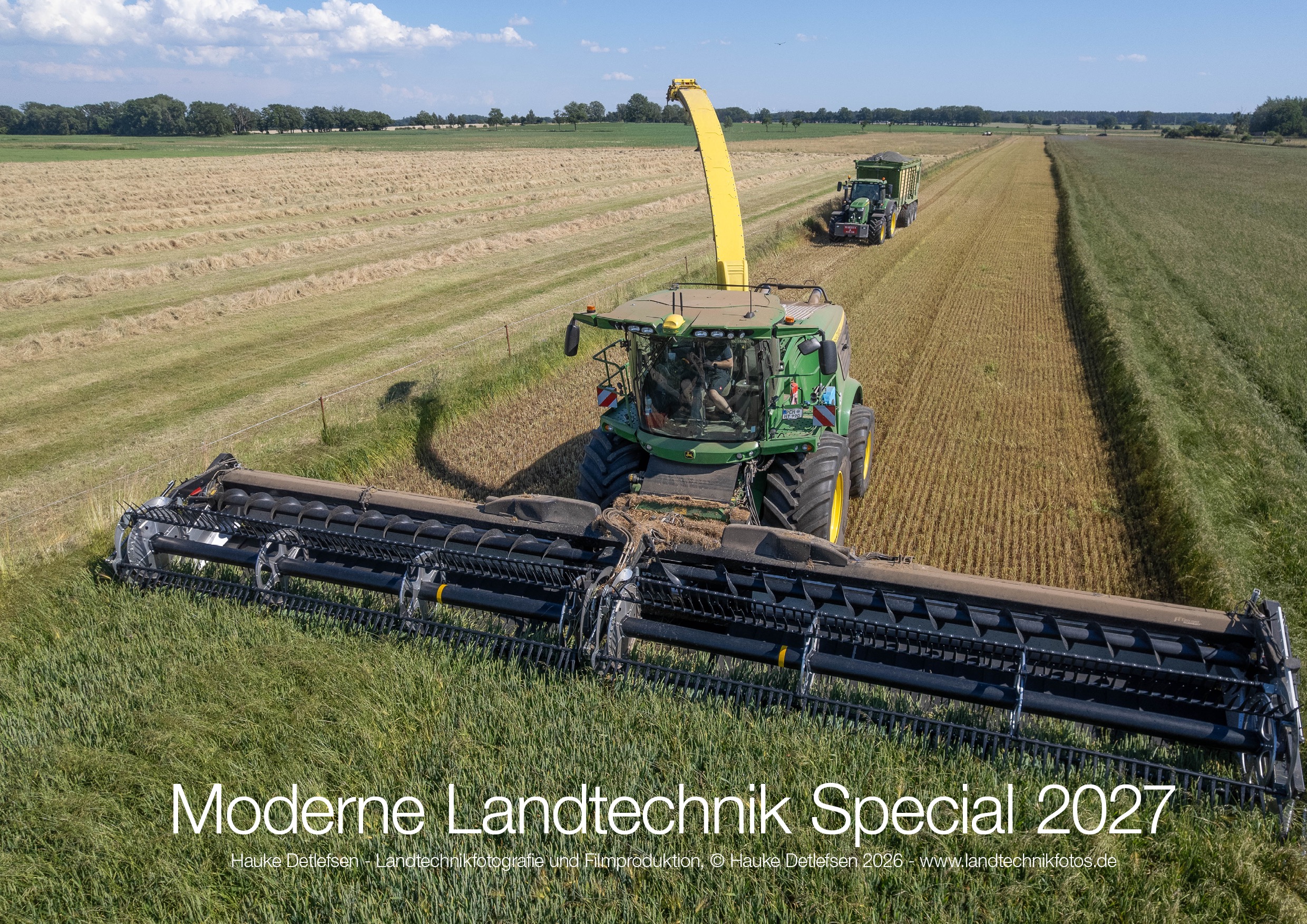 DA76934-1 Artikelname: Moderne Landtechnik John Deere Monatskalender 2027 Originalhersteller: John Deere