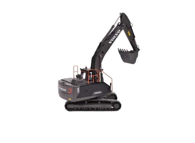Volvo EC220E Raupenbagger Limited Black Edition   Modell von At Collections 1:32