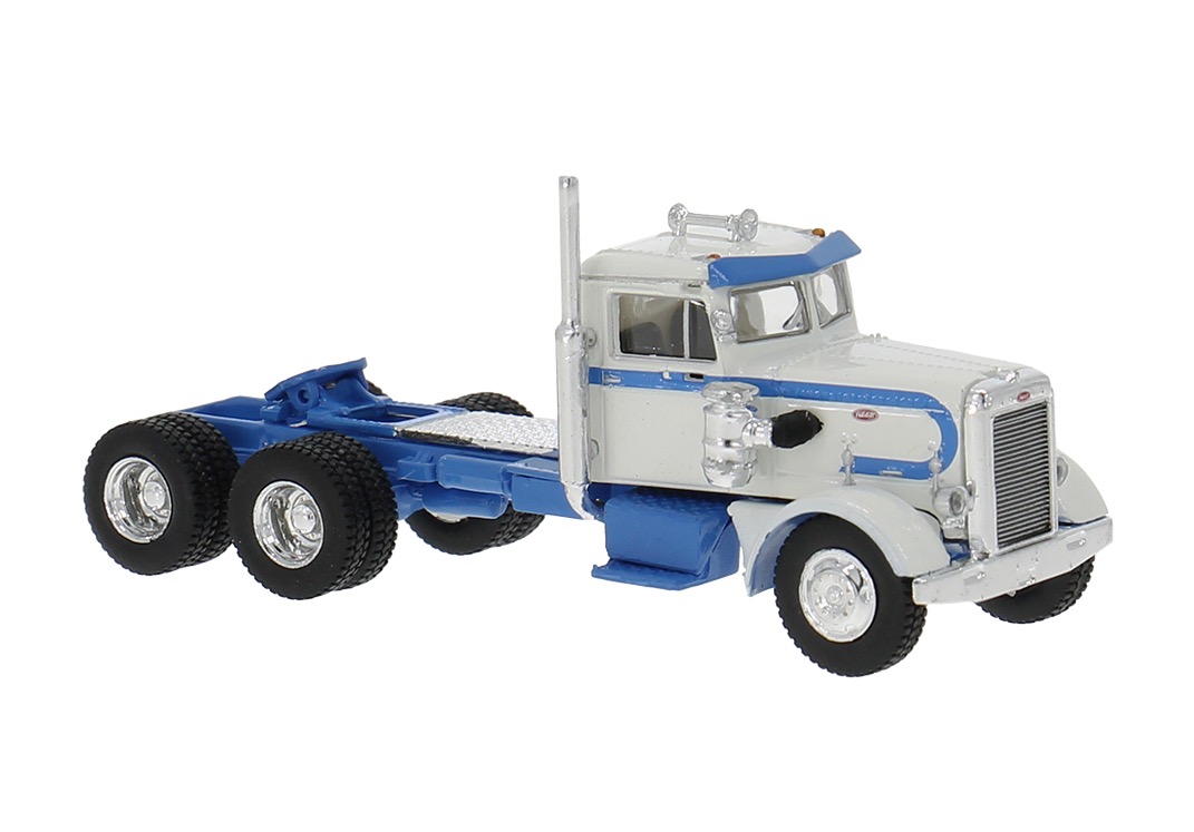 Peterbilt 281 - weiß blau Modell von Brekina 1:87