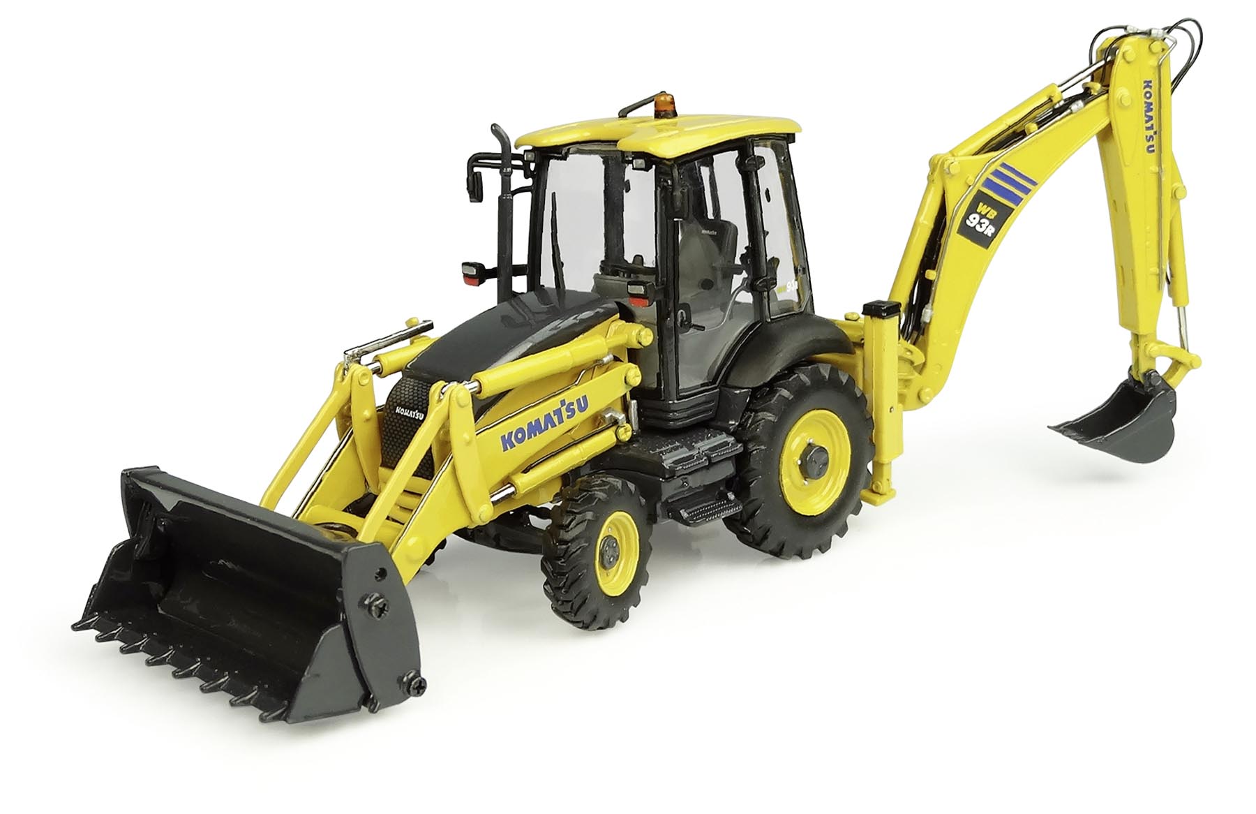 Komatsu WB93R-8 Baggerlader Modell von Universal Hobbies 1:50