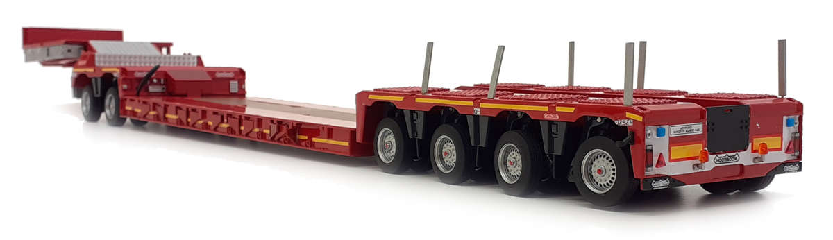 Nooteboom Euro-Tieflader rot mit Interdolly (2026) Modell von MarGe Models 1:32