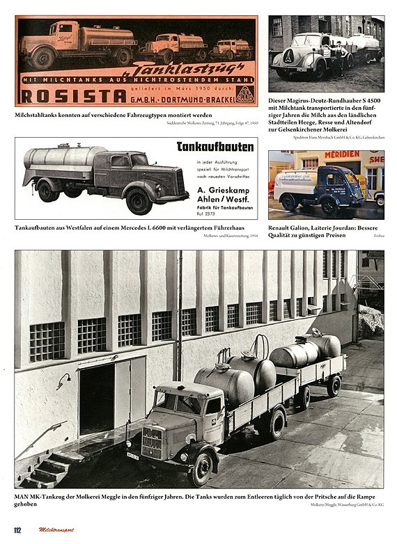 Geschichte des Milchtransports