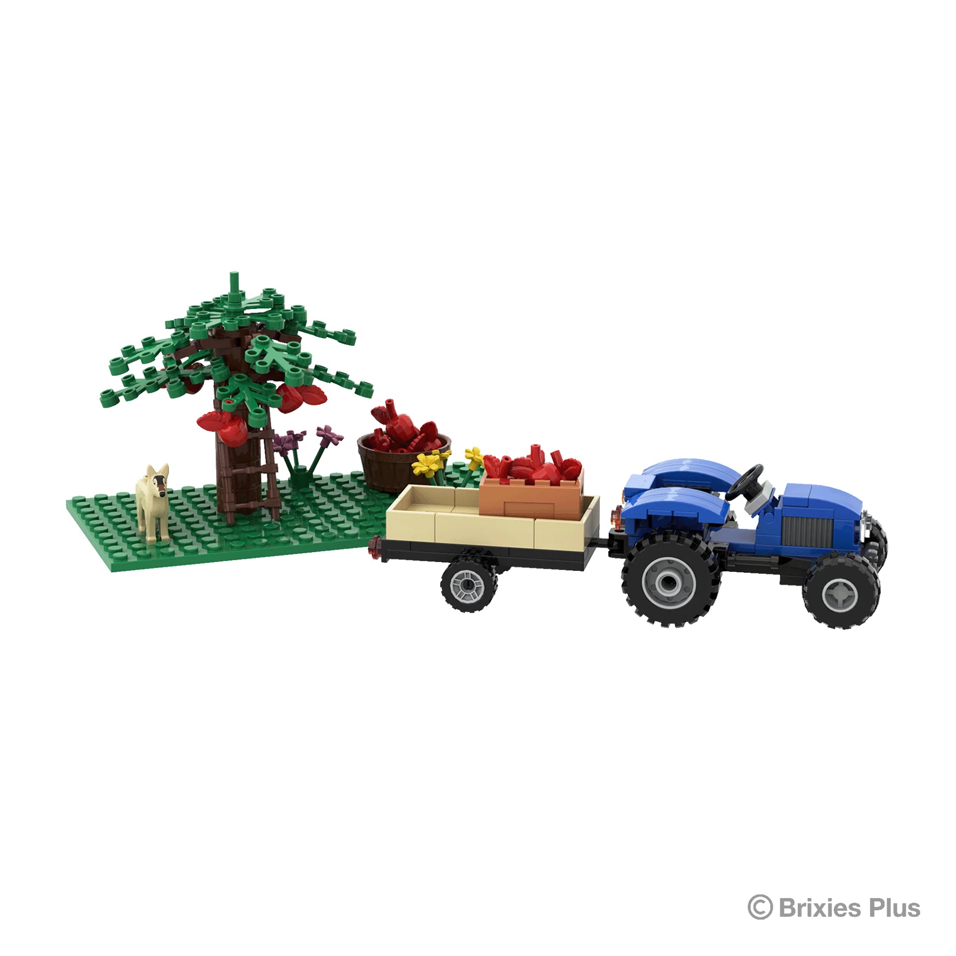 BRIXIES Plus Kleiner Traktor Modell von Brixies Plus 