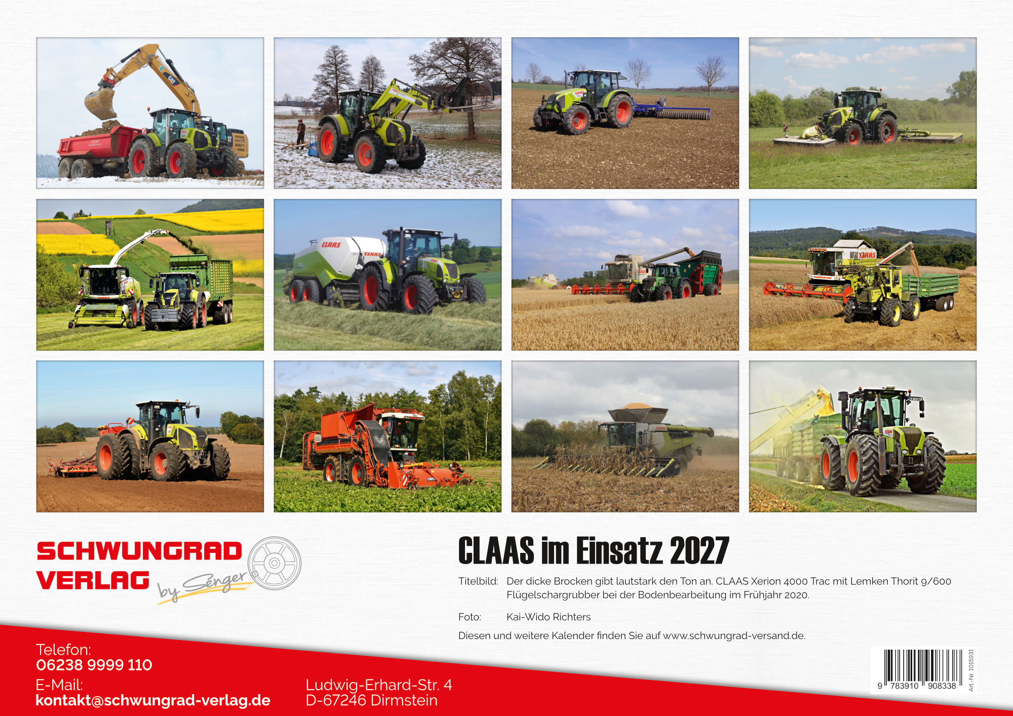 Claas Monatskalender 2027