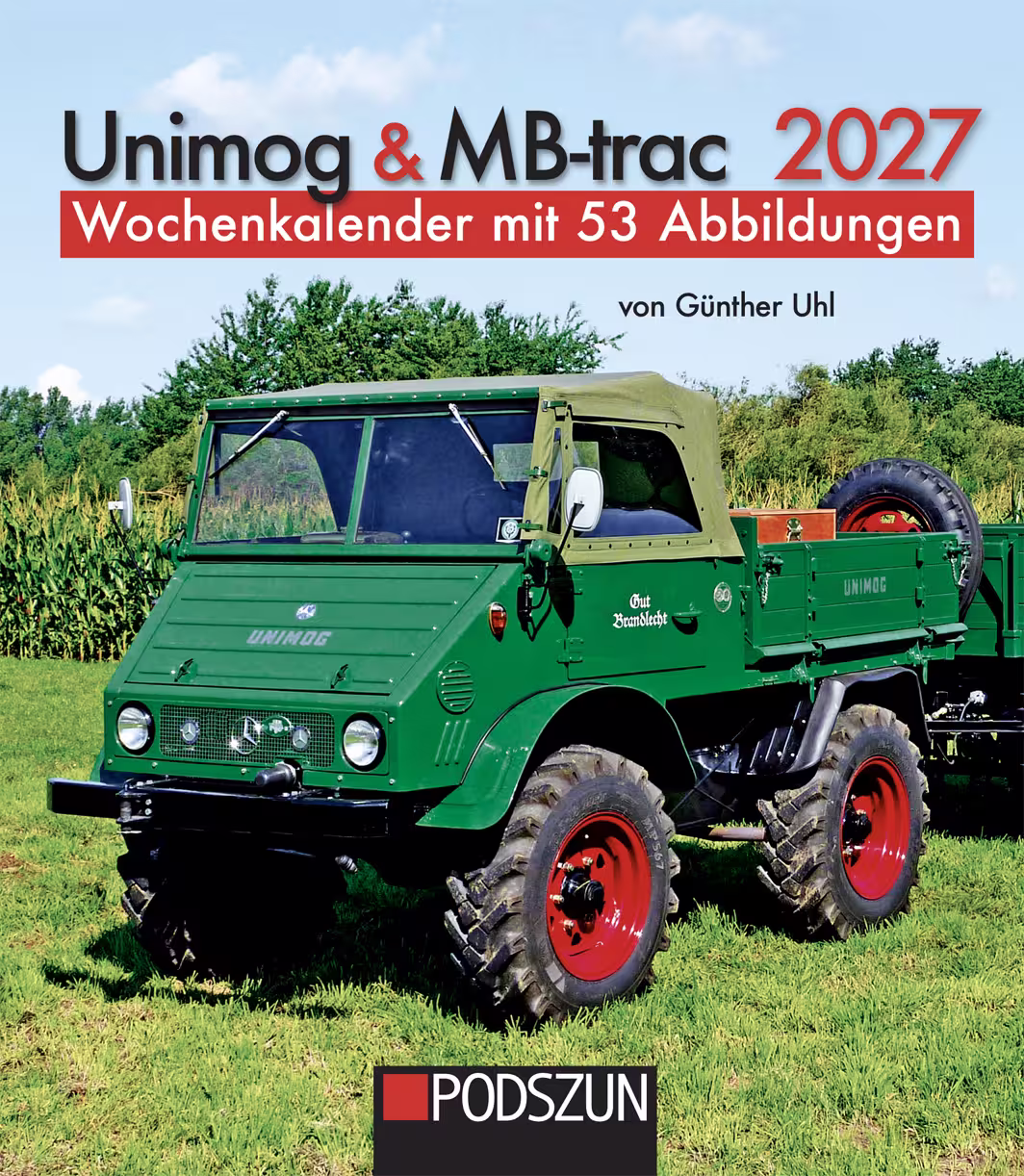 DA76946-1 Artikelname: Unimog & MB trac Wochenkalender 2027 Originalhersteller: Mercedes-BenzUnimog Hersteller-Nr: 1208