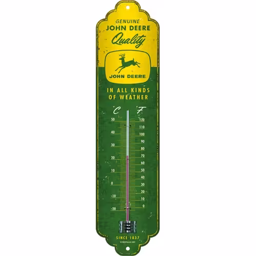 Thermometer John Deere grüngelb-1