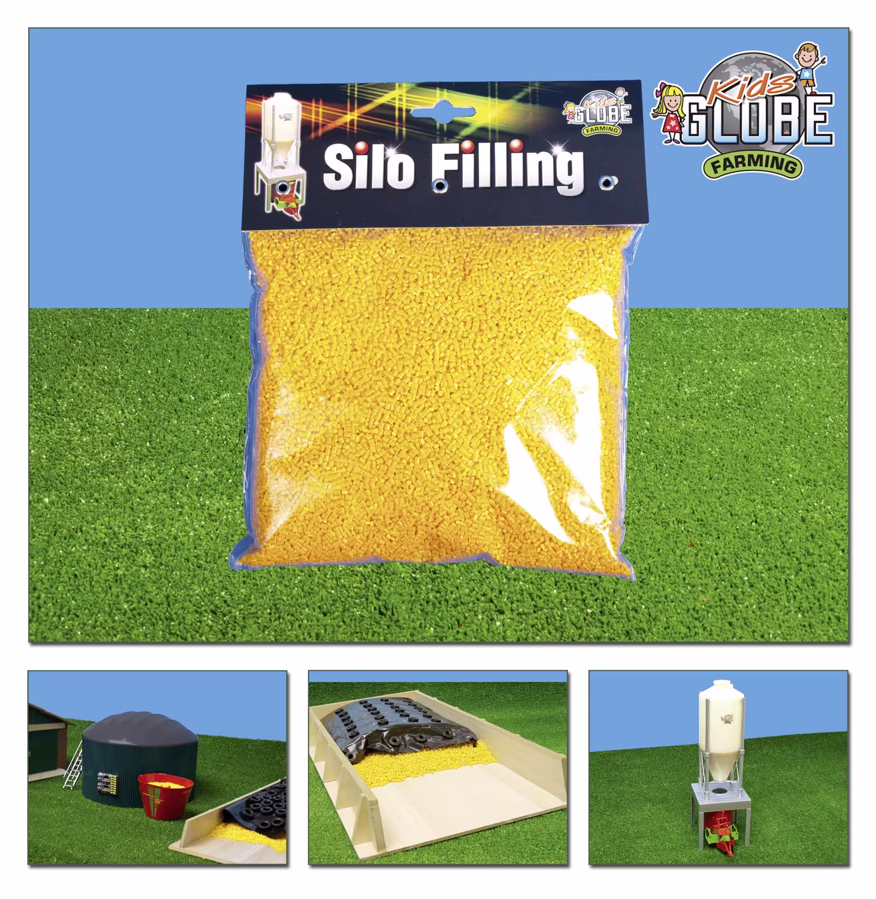 Mais 500 g Tüte Modell von Kids Globe 1:32 eilbote-onlineshop - Agrarfox