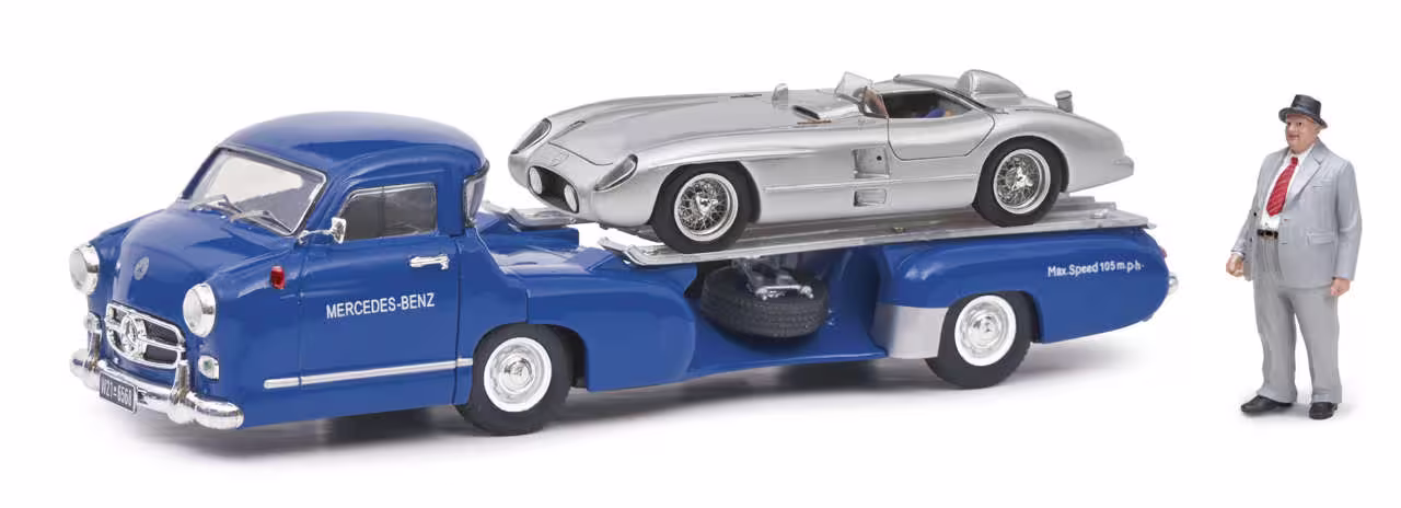 MB L319 Blaues Wunder Rennwagen Schnelltransporter-1
