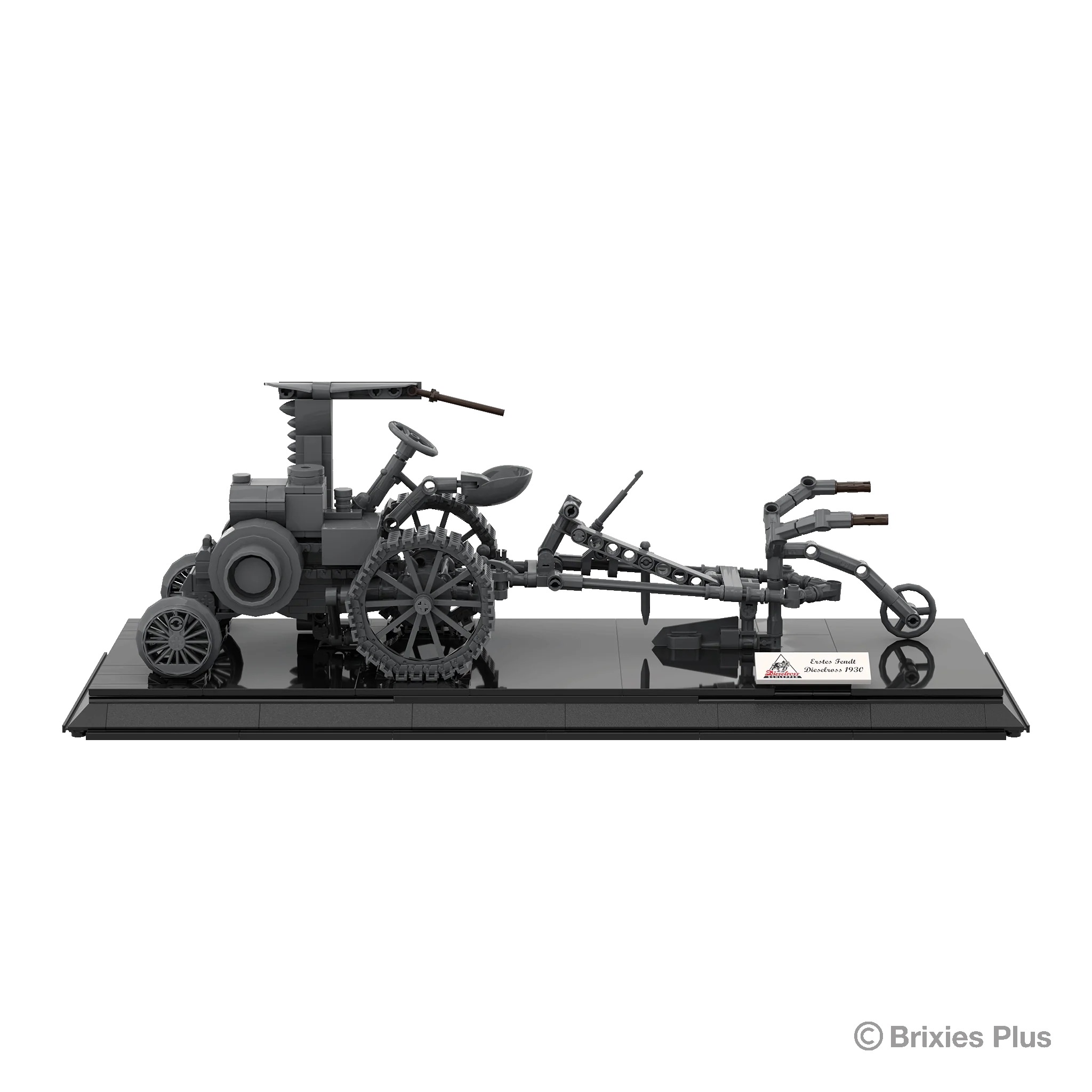 BRIXIES Plus Fendt Dieselross 1930 Limited Edition (grau) Modell von Brixies Plus 1:32