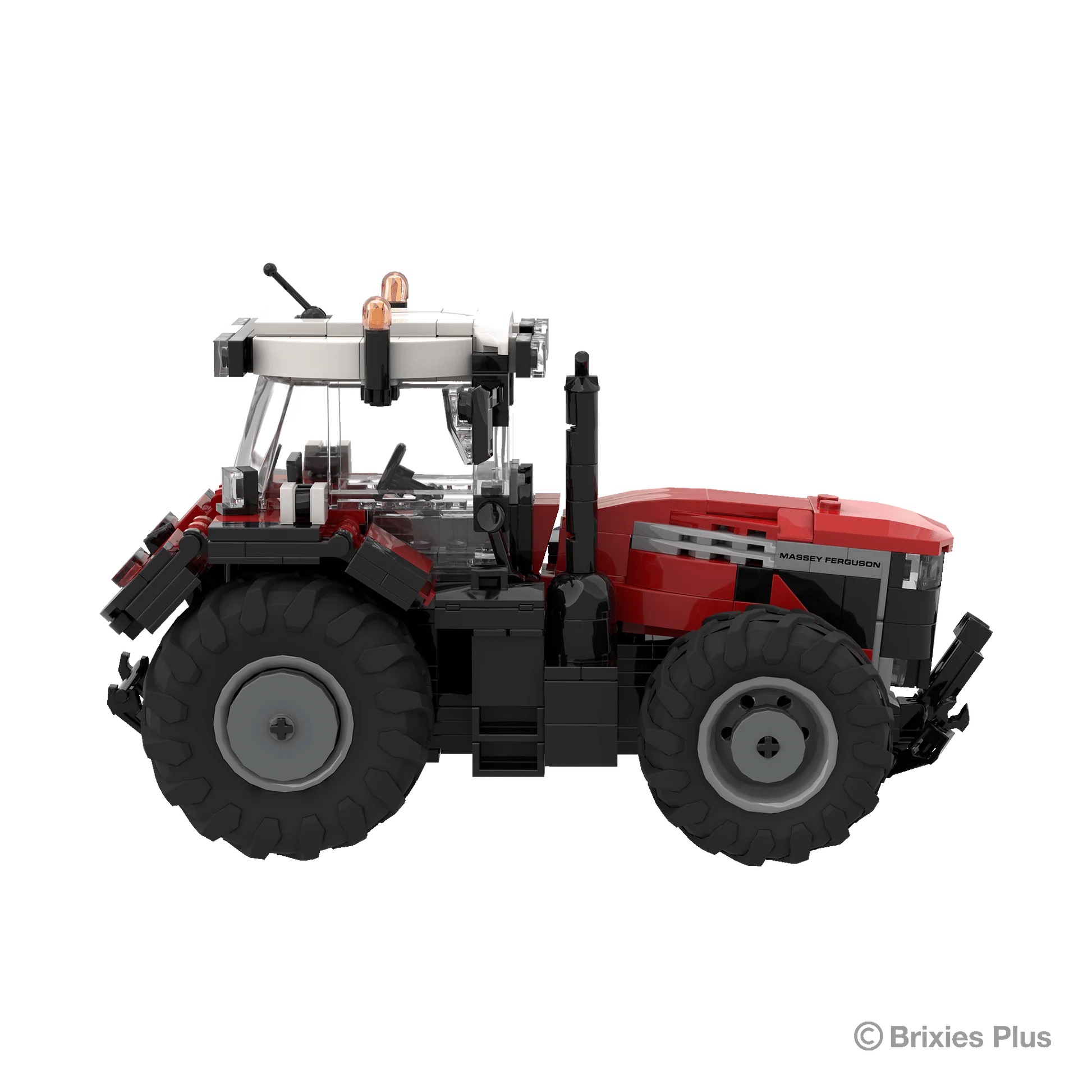 Massey Ferguson 9S BRIXIES Plus Klemmbausteine Modell von Brixies Plus 1:32
