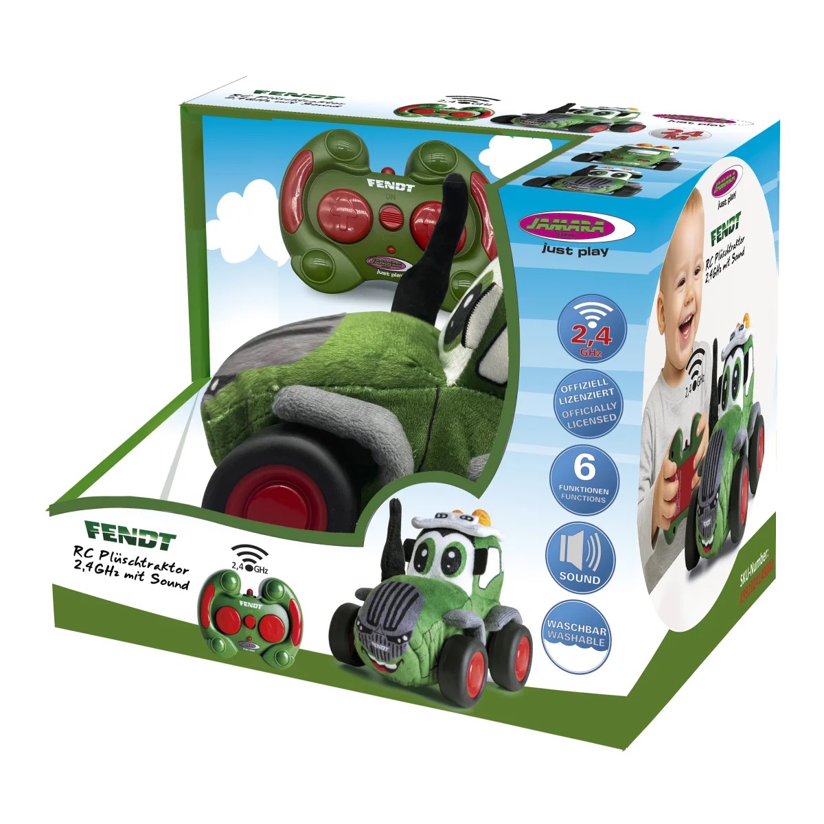 Fendt RC Plüschtraktor 2.4GHz mit Sound