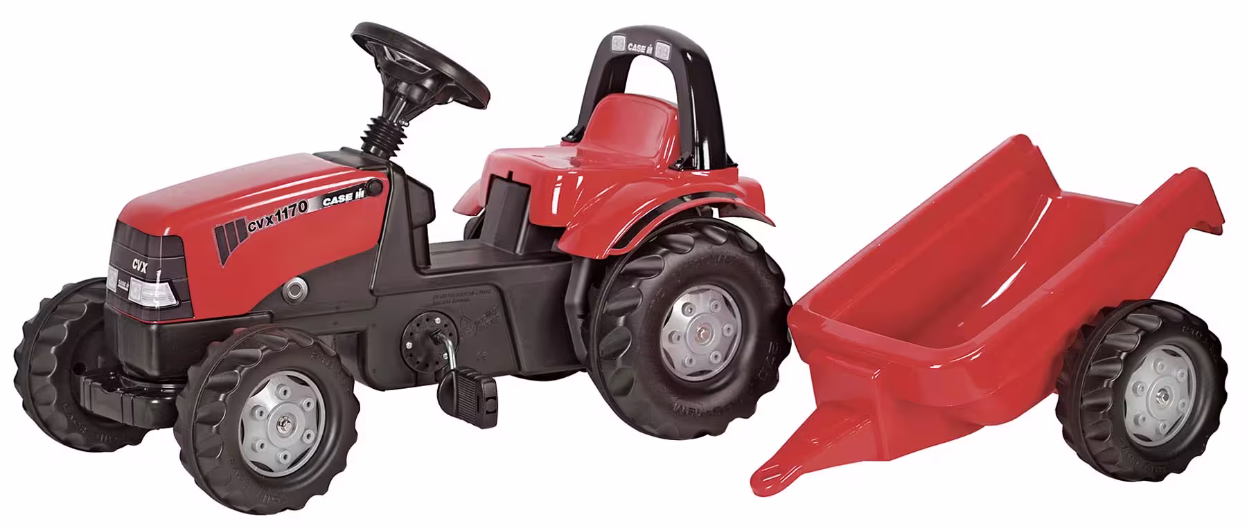 RollyKid Case CVX 1170 Trettraktor mit Anhänger eilbote-onlineshop - Agrarfox