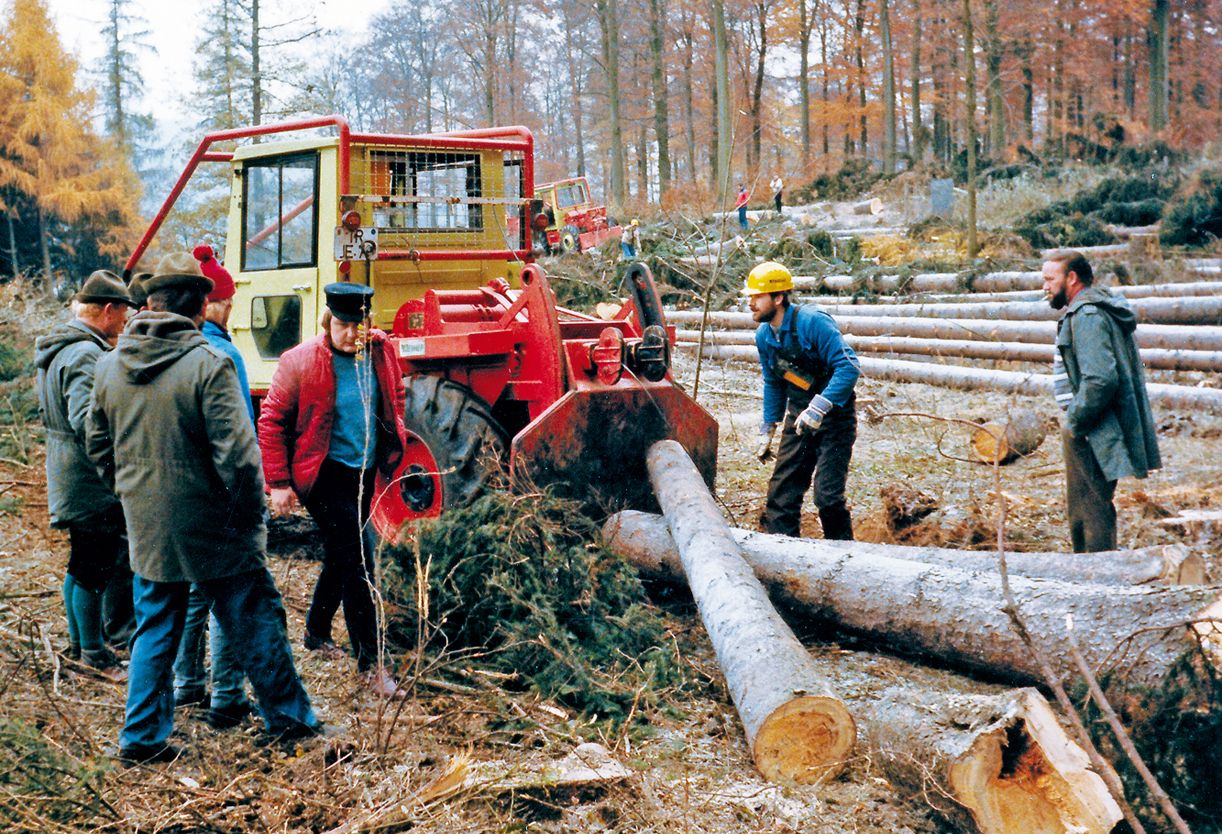 Werner MB-trac im Forst