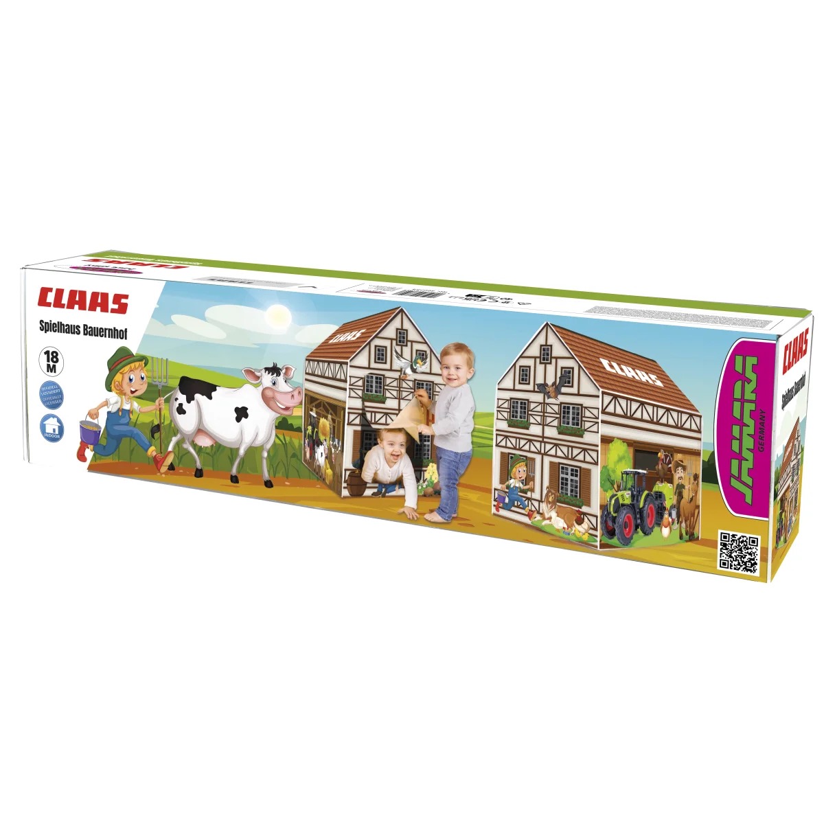 Claas Spielhaus Bauernhof 95 X 95 x 65 cm 